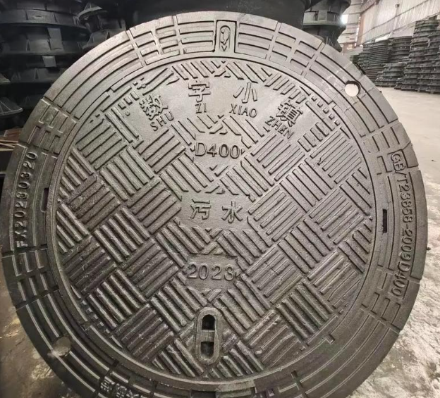 顺昌球墨铸铁防沉降井盖展示